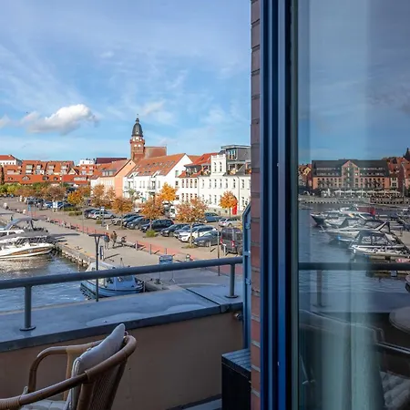 Hafenliebe Mit Blick Ueber Den Warener Stadthafen Apartment Waren (Mueritz)