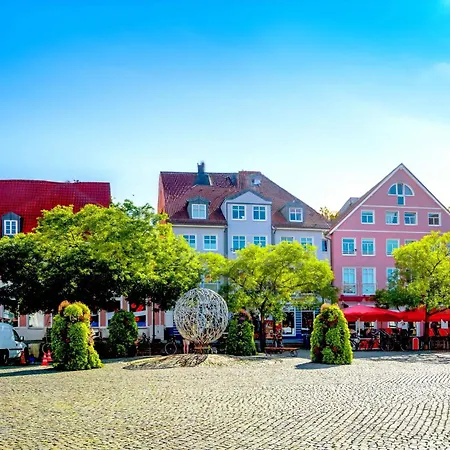 公寓 Hafenliebe Mit Blick Ueber Den Warener Stadthafen *